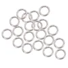 Stainless Steel Connect Ring Fake Bait Connector Flattened Type Double Loop Fishing Accessories Connecting Circle Outdoor Sports Tools N2