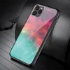Factory Price Tempered Glass Phone Case for iPhone 12 Pro Max Luxury Designer Starry Sky pattern Phone Case Cover for iPhone 11 XS