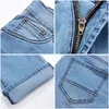 Spring Aankomst heren uitlopende pootbroek Hoge taille lange flare voor bootcut Hommes bell bottom jeans mannen 201128