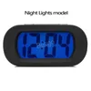 シリコーンミニ電子デスク時計LED学生ビッグキャラクターナイトライトポケット目覚まし時計ホームベッドルームデスクトップデコレーションBH5614
