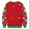 Ugly Christmas Sweater 3d Rolig Tryckt Xmas Tröjor Jumpers Tops Men Kvinnor Höst Vinter Pullover Party Christmas Sweatshirt