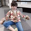 2021 free shipping Boys Solid Cardigan Sweaters 2-13 Years Old Spring Autumn Baby Kids Clothes O-Neck Single Breasted Children's Clothing