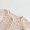 Spring Boys Fashion Sticke Jacket Coat Baby Girls Cardigan Autumn Sweaters 220812