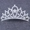 Crystal Bride Crown Tiara Comb Diamond Heart Headband Huvudbonad Bridal Rhinestone Combs Wedding Birthday Party Fashion Modes smycken Will och Sandy