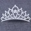 Diamond Heart Crown Head Band Headdress Kristal Gelin Tiara Tomberi Düğün Doğum Günü Pageant Partisi Moda Takı Will ve Sandy