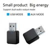 Trådlösa Bluetooth-sändare V5.0 USB-mottagare Adapter Musikhögtalare 3.5mm AUX med mikrofonbil Stereo Audio Adapter KN318