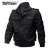 Herrenjacken TACVASEN Winter Military Airsoft Pilot Bomber Mantel MultiPockets Casual Cargo Arbeitskleidung 220915