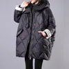 Manteau d'hiver épais pour femmes manteau de veste pour femme à capuche ample, plus la taille manteau pour femme veste femme Casaco Feminino Parkas 201027