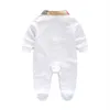 Baby With Retail Cap 0-1Y Birthday Cotton Rompers Newborn Baby Bodysuit Children Jumpsuits Climbing Clothes