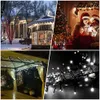 100 Christmas Garland Led Fairy Light Outdoor Solar Powered String Lights 3 Mode 7m/12m/22m Garden Wedding Decoration Waterproof Y200903