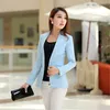 Outono mulheres blazers e jaquetas jaqueta de cor de doces manga longa slim terno um botão jaqueta de mulheres grande tamanho S-2xl blazer c1776 201102