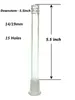 Glass Hookah parts and Accessories Downstem 14/19mm diffuser with 15 holes 3inch-5.5inch DS003(LK)