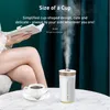 Baseus 420 ML Ultra Umidificatore Aroma Essenziale per Diffusore Auto da Casa USB Mist Maker con Lampada da Notte a LED Y200111