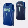 Herren D'Angelo Russell Anthony Edwards Karl-Anthony Towns McKinley Wright IV Custom 75. Jubiläums-Trikot in Anthrazit