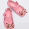 Designer båge transparent jordgubbar tjejer sandaler söta barn fisk mun skor toddler baby sandal bekväma barn prinsessan gelé skor