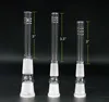 Glass downstem diffuser Hookahs 14mm to 14mm,18mm Male Female Down Stem Drop Adapters for water bongs Dab Rigs