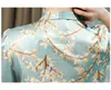 Mulheres impressas curva camisa de manga comprida floral primavera outono plus tamanho camisa moda elegante senhoras blusa boutique camisa