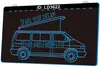 LD3622 Spark Your Dream Relax en Geniet van Life Car Van Light bord 3D gravure led groothandel retail