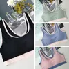 Yoga New mulheres Camiseta malha respirável à prova de choque Push Up Gym da aptidão que funciona Sports Bra Cotton Underwear Vest