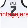 Lonzo Ball #2 McDonald's All American Retro Basketball Jersey Hommes Cousu Personnalisé N'importe Quel Numéro Nom Maillots