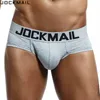 Jockmail Marka Erkek iç çamaşırları seksi cuecas cuecas calzoncillos hombre slip eşcinsel uyur giyilebilir pamuklu erkek külot şort T200517