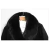 Mens ullblandningar Jackor Fashion Mink Fur Warm Down Jackor Coats Designer Vinter Utomhus Långärmad Tjockad Parkas Plus Size Ytterkläder