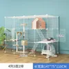 Gaiola para família grande trepa-trepa multicamadas casa para gatos produtos especiais para animais de estimação Villa239A