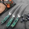 Knives XITUO 16 PCS Steak Knife 67 Layer Damascus Steel Serrated Steak Knife Sharp Blade Kitchen Practical Knives Abalone Shell Handle