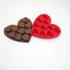 Baking Moulds10 Even Silicone Chocolate Mould Heart Shape DIY Cake Mold Love Ice Tray Jelly Soft Candy Molds Soap Bake Kitchen Tools SN4390