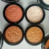 Hete bronzers Highlighters 4 kleuren Glow Diamond Bronze Body Highlighter Powder Face Make -up Brightening Markering van geperste poeders