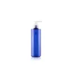 Empty Plastic Bottle Flart Shoulder PET Transparent Lotion Press Pump Portable Cosmetic Refillable Packaging Container 250ml