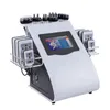 Mais novo 40K máquina de cavitação ultra-sônica 8 pads lipoaspiração lllt laser laser rf vácuo máquina de emagrecimento de pele de pele de cuidados com a pele equipamentos de spa