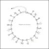 Anklets Jewelry 2021 유명한 디자인 드롭 배달 dv6nz의 레이디를위한 스타일의 Bownot Jewel Pattern