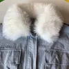 Sonbahar Kış Kadın Ceket Kaban Sıcak Faux Kürk Kısa Jean Ceketler 2020 Bayanlar Moda Artı Boyutu 3XL Denim Dış Giyim Kıyafetleri Kalınlaşmak