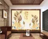 Beibehang Custom Wallpaper kleur snijwerk calla lelie tv achtergrond huisdecoratie woonkamer slaapkamer 3D