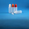 100 Sets 20ml (1 oz) Plastic Dropper Bottles CHILD Proof Caps & Tips LDPE For E Vapor Cig Liquid 20 ml
