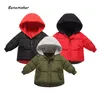 Benemaker Enfants Vestes D'hiver Salopette Fille Garçon Parkas Coupe-Vent Bébé 2-8Y Vêtements Chauds Manteau À Capuche Enfants Survêtement JH104 LJ201017