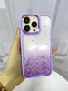 Glitter Star Sequins Bling Clear cases for iPhone 13 12 X XS Max XR Phone Case S22 NOTE 20 2 in 1 TPU Transparent Phone Cover
