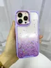 Glitter Star Paillettes Bling Custodie trasparenti per iPhone 13 12 X XS Max XR Custodia per telefono S22 NOTE 20 2 in 1 TPU Cover per telefono trasparente