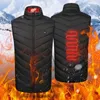 Heated Vest Men Women USB Heated Jackets Heating Vest Thermal Clothing Hunting Fishing Hiking Vest Winter Waterproof Waistcoatt 220114