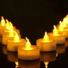 6 Pieces Timer Battery Candles, Yellow light Flickering velas de cumplea os, bougie led with timer,6 hours on,18 hours off