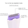 2 In 1 Rechargeable Electric Epilator Women Painless Hair Removal Lady Epilator Device Instant Sensor Light Shaver Drop 220112