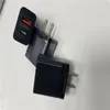 20W PD Snabb USB-laddare QC3.0 Snabb laddare Typ C Laddning för alla Smart Phone EU US-kontakten Universal Portable Laddare
