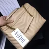 Bolso de diseñador LOULOU, bolsos de mano cuadrados con cadena gruesa, bolso cruzado de hombro, moda 2022, cuero auténtico auténtico para mujer, bolsos de mensajero acolchados de lujo de alta calidad EFFINI