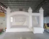 High quality Inflatable Jump bounce jumper house Wedding Bouncy Castle With Slide Combo All white Bouncer jumping bed For Sale Free ship to door