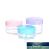 10g / 15g / 20g Tom plast makeup Nail Art Bead Storage Container Portable Cosmetic Cream Jar Pot Box Round Bottle Travel Kit
