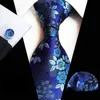 Bow Ties Fashion Retro Simple Personality Business Men's Tie Classic Silk Jacquard Mens Green Pink Blue Red Necktie Hanky Cufflinks Fier22