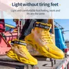 36-50 Work Boots Неразрушимые Безопасность Обувь Мужчины Стальные Ноги Пронткулярные Кроссовки Мужской Обувь Взрослый 220208