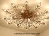 Modern Nordic K9 Crystal LED Ceiling Lights Fixture Gold Black Home Lamps for Living Room Bedroom Kitchen Bathroom