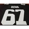 Pas cher 2324 # 67 Levi Duwa Iowa Hawkeyes Alumni College Jersey S-4XLou personnalisé n'importe quel maillot de nom ou de numéro